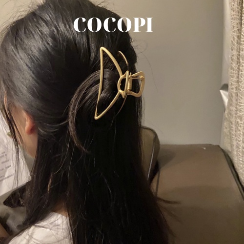 Kẹp tóc, cặp tóc càng cua kim loại phong cách Hàn Quốc Cocopi.accessories