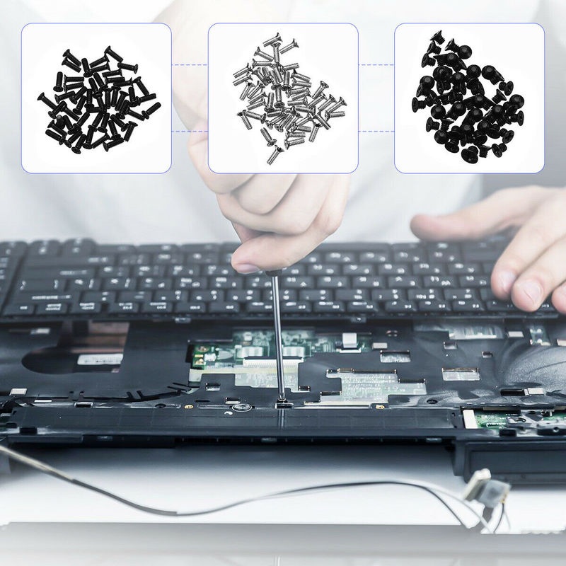 Set 500 ốc vít mini 18 loại dùng sửa chữa máy tính / laptop / đồng hồ đa năng