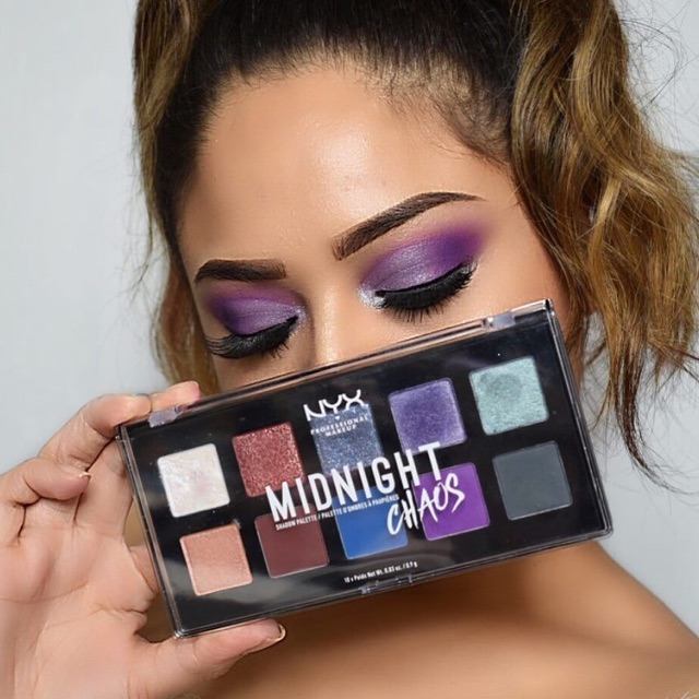 PHẤN MẮT NYX MIDNIGHT CHAOS SHADOW PALETTE (LIMITED EDITION).