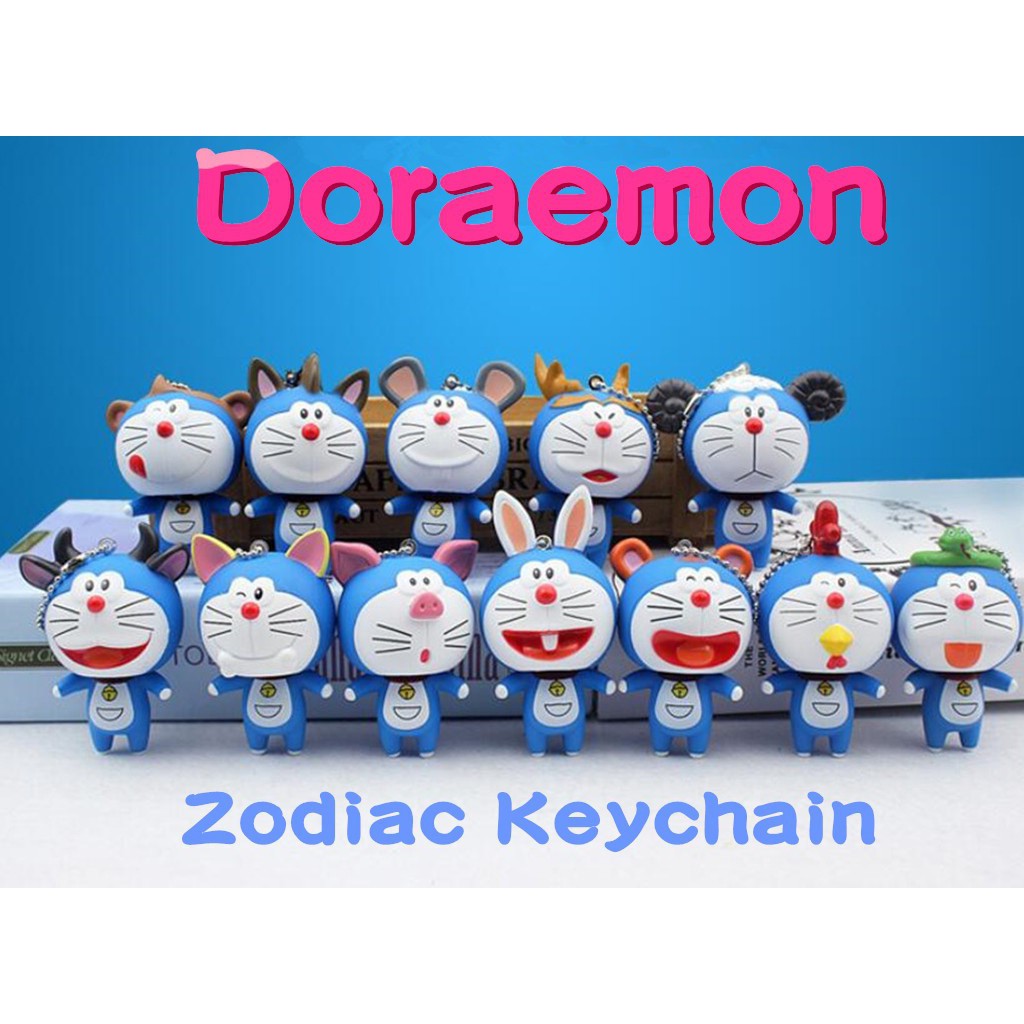 Móc khoá doraemon 12 con giáp MK59 móc khoá cute móc khoá dễ thương