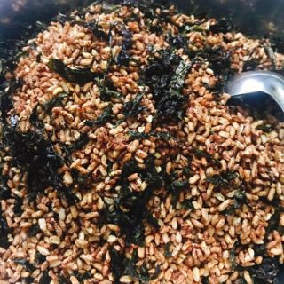 Combo 1.5kg GẠO LỨT RONG BIỂN SẤY ĂN LIỀN . .