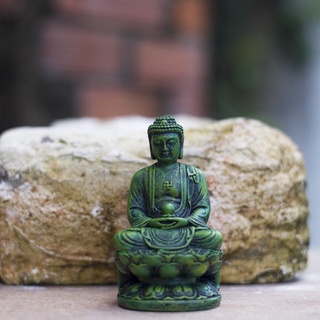 TƯỢNG A DI ĐÀ CAO 11cm ( chất liệu xi măng)