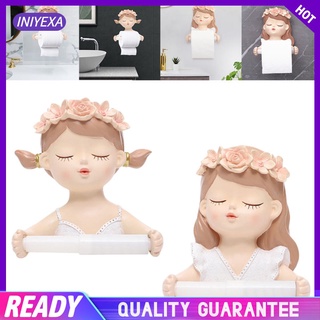 [Iniyexa] Hộp đựng giấy vệ sinh cho bé gái đáng yêu, Hộp đựng khăn giấy treo tường, Trang trí vui nhộn cho nhà bếp gia đình