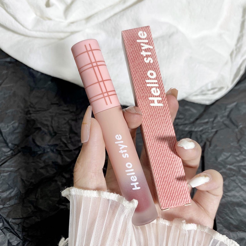 Son Môi Dạng Lỏng Lâu Trôi Thiết Kế Vỏ Hình Hello Kitty Xinh Xắn