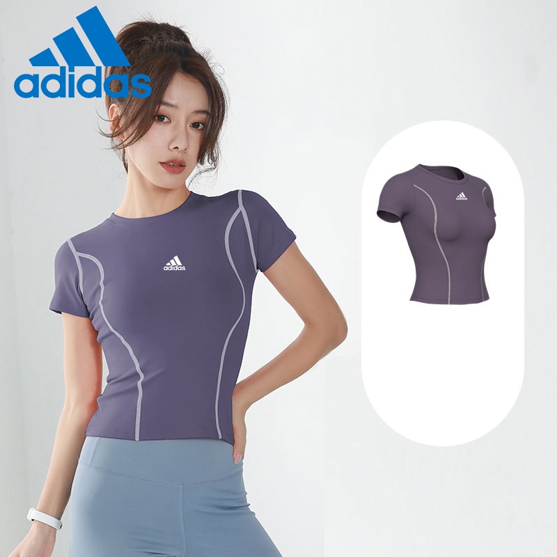 Áo Thun Thể Thao adidas Tay Ngắn Màu Trơn Nhanh Khô Thời Trang Cho Nữ