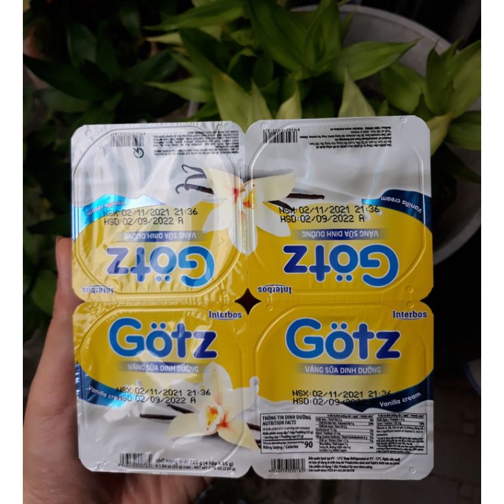 ♥️Lốc 4 hộp váng sữa Gotz ♥️date mới nhất