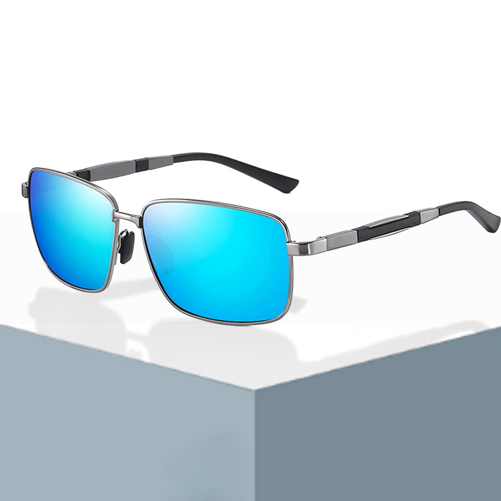 Kính Mát Phân Cực Gọng Kim Loại Chống Tia Uv Cho Nam