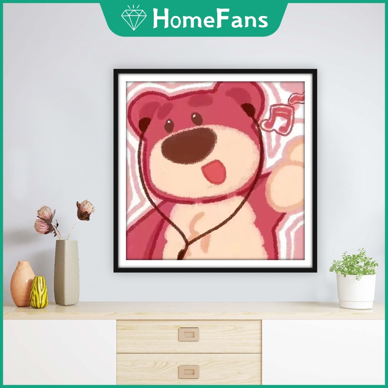 Bộ Tranh Đính Đá 5D Tự Làm Hình Toy Story3 Kích Thước 30x30cm / 40x40cm