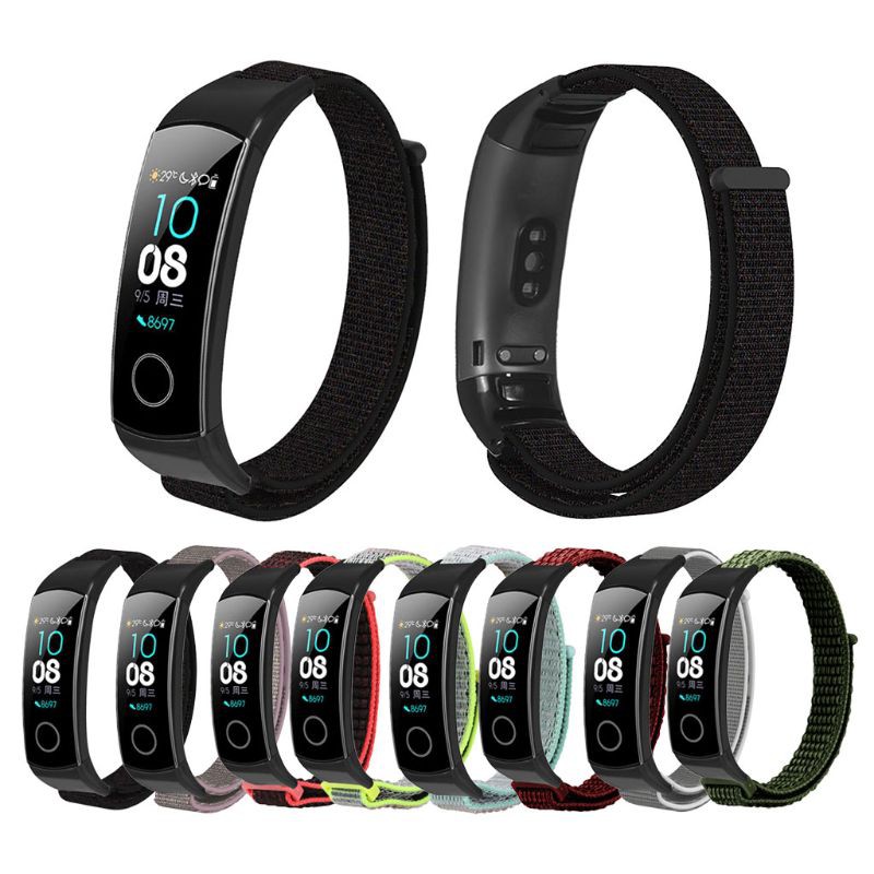 Nylon Loop Wristband Smart Watch Band Wrist Strap for Huawei Honor Band 5/4 Bracelet Accessories