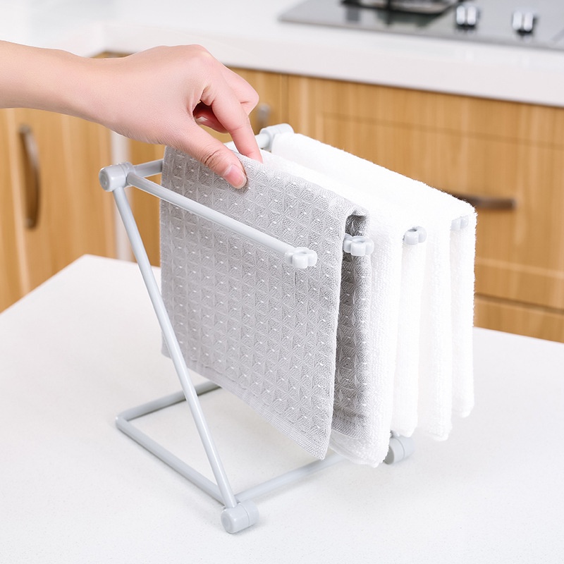 Giá Treo Khăn Lau Nhà Bếp, Cốc, Bình Sữa Đa Năng, Nhựa PP Cao Cấp, Có Thể Gấp Gọn Huyna Mart NB80
