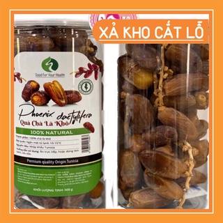 Chà là sấy nguyên cành Tunisia Hũ 500g