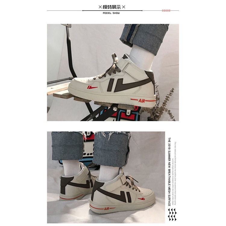 Giày thể thao nữ cao cổ học sinh trẻ trung cá tính giá rẻ