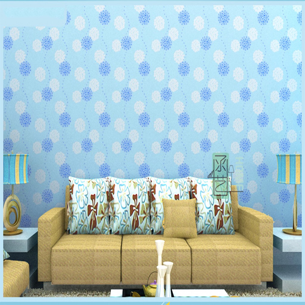 Giấy dán tường hình hoa lãng mạn có keo sẵn khổ rộng 45cm, decal giấy dán tường dễ thương - AZEVA | BigBuy360 - bigbuy360.vn