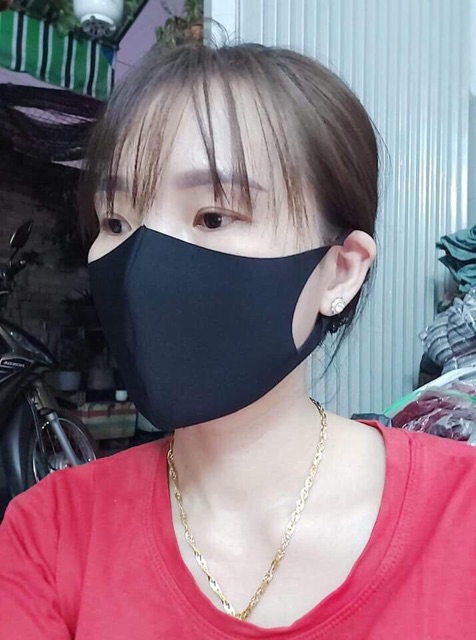 Bộ 10 cái Khẩu trang Su trơn bảo vệ sức khỏe mùa covid phòng tránh dịch bệnh
