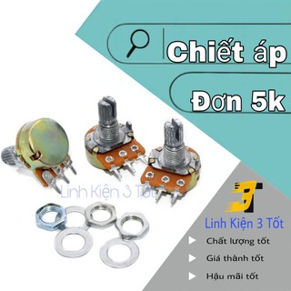 Biến trở ( Chiết áp ) WH148 5k đơn