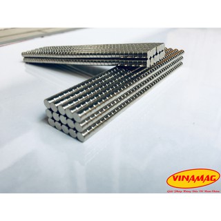 80 viên 3x2mm nam châm đất hiếm cực mạnh, nam châm viên linh kiện