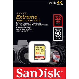 THẺ NHỚ SD 32GB EXTREME(90MB/S)