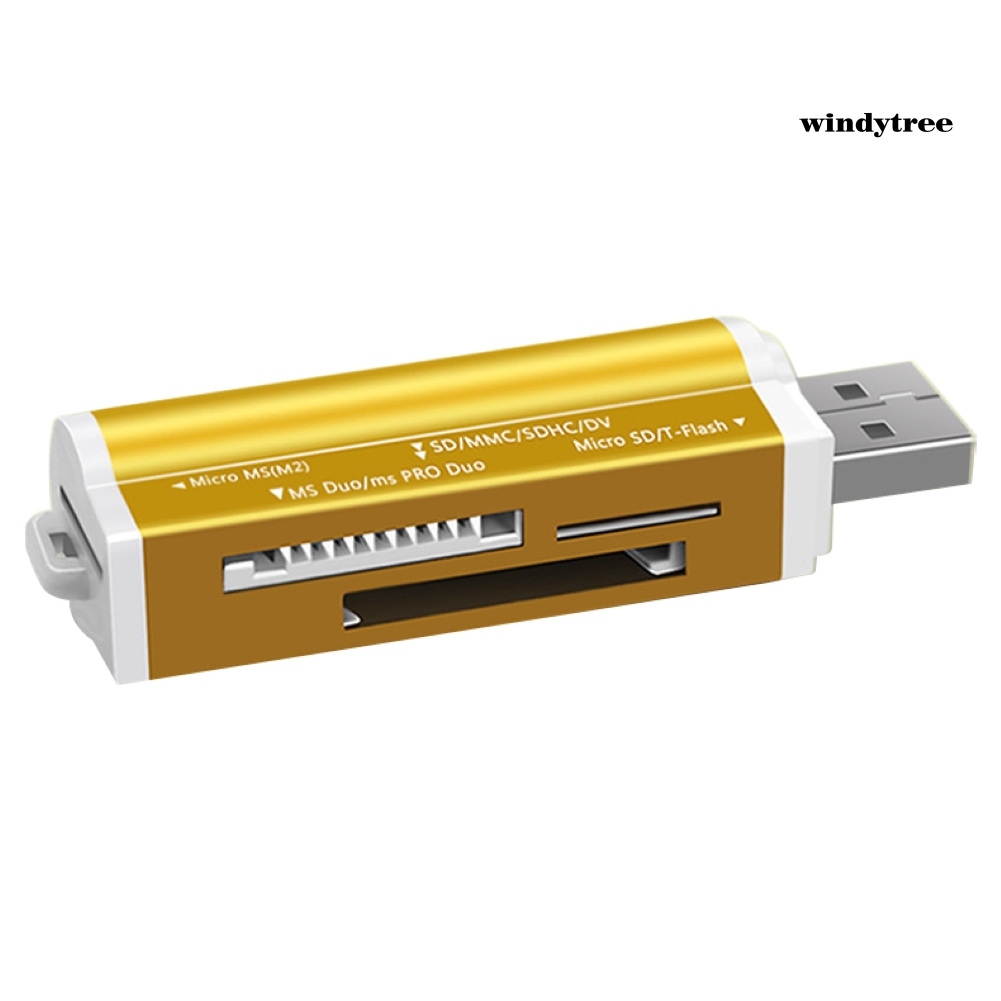 Đầu Đọc Thẻ Nhớ Usb Tf / Micro-sd / Ms / M2 4 Trong 1 Cho Máy Tính | BigBuy360 - bigbuy360.vn
