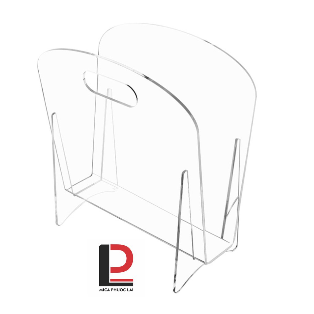 Kệ Trưng bày/ Giá đỡ sách, tạp chí acrylic, mica cao cấp