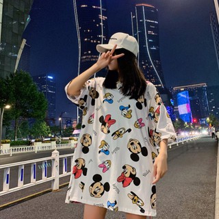 Áo Thun Form Rộng Tay Lỡ Phong Cách Hàn Quốc Dành Cho Nữ
