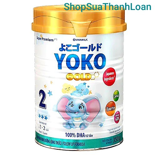 [HSD T1-2024] SỮA BỘT YOKO 2 350G (CHO TRẺ TỪ 1 - 2 TUỔI)