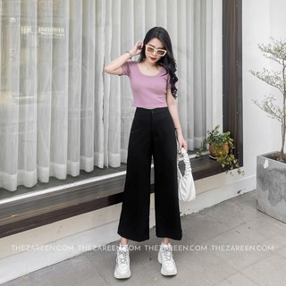 QUẦN CULOTTES TÚI ĐẮP BASIC ZAREEN TRS10