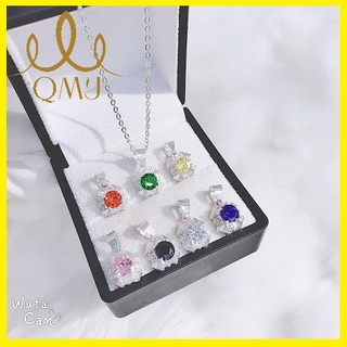 💖FREESHIP50K - Dây chuyền bạc - Dây chuyền vuông đá màu bạc 925 cao cấp, dây chuyền nữ đẹp, dây bạc đẹp