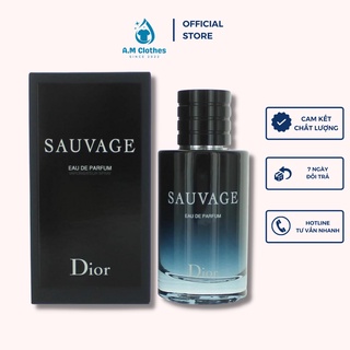 Nước hoa nam (Dầu thơm) Sauvage bản EDT dung tích 100ml hương thơm nam tính mạnh mẽ cuốn hút - Shin Shop