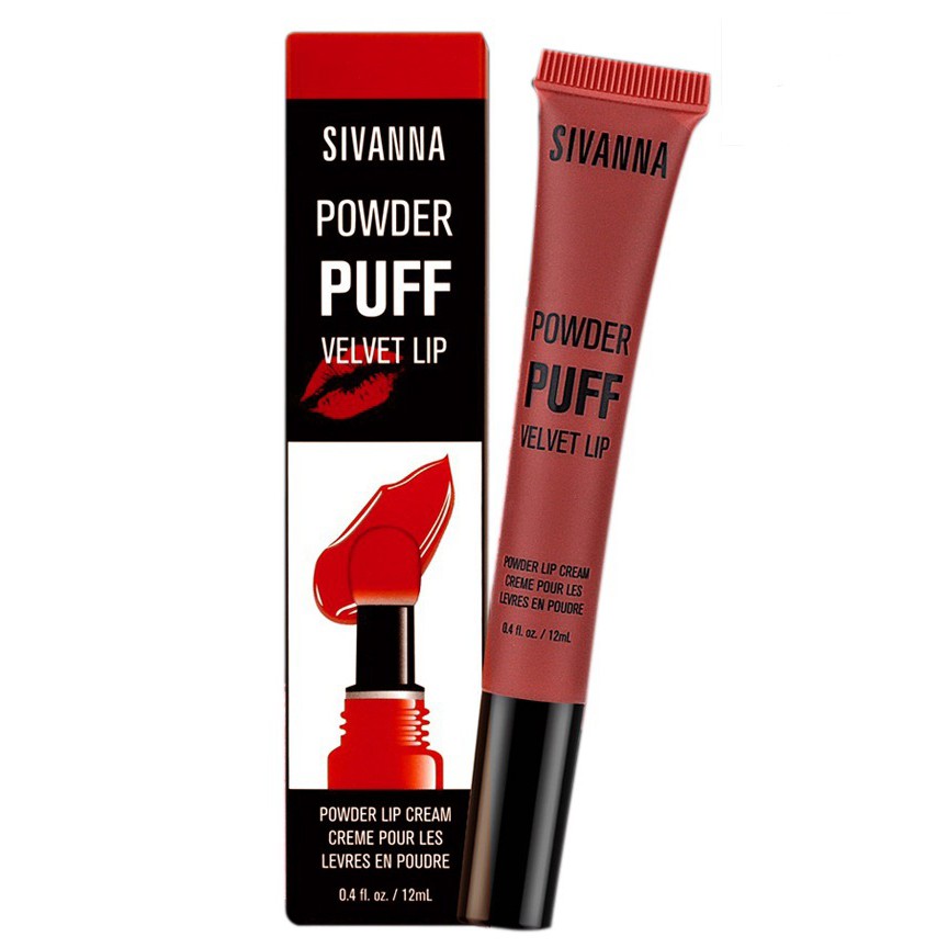 Son Kem Sivanna Powder Puff Velvet Lip HF388 12ml