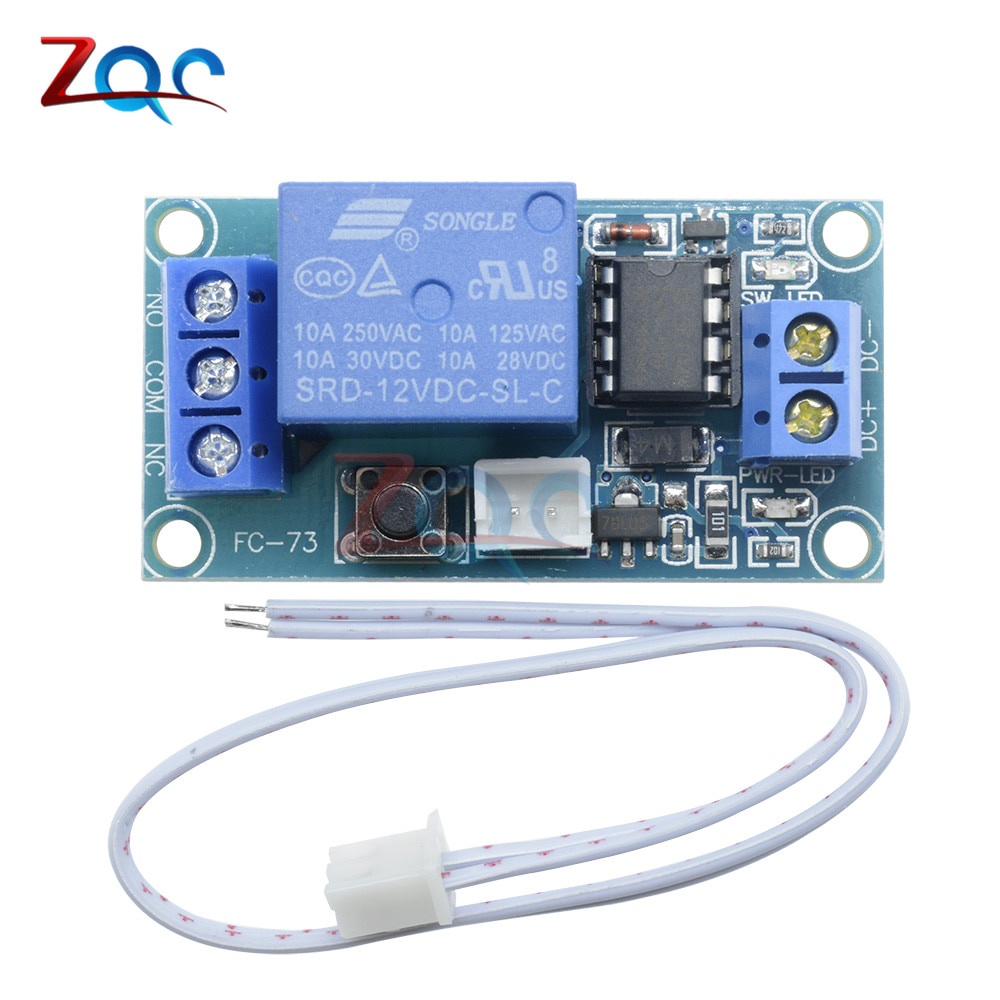 1 Channel DC 5V/12V/24V Latching Relay Module with Touch Bistable Switch MCU Control