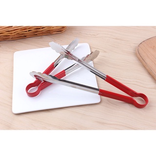 Kẹp gắp đồ nóng, thức ăn inox cán đỏ