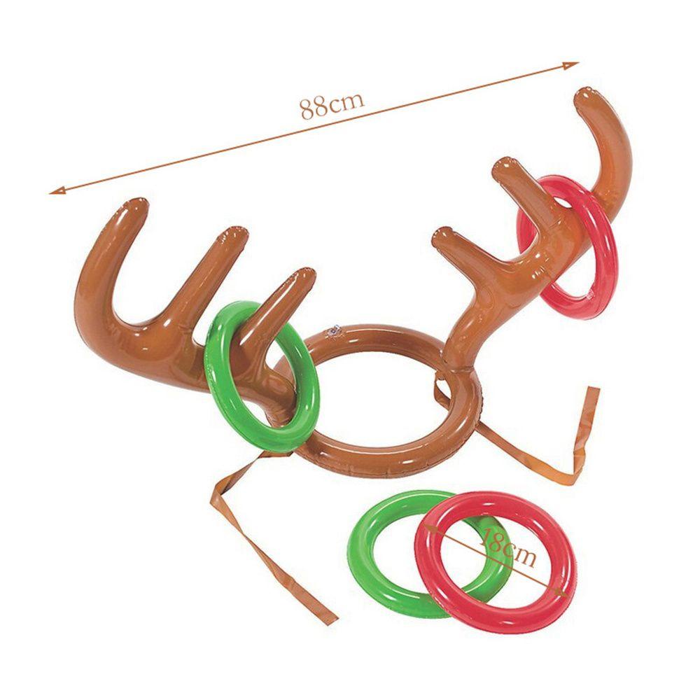 Mũ Bơm Hơi Hình Sừng Tuần Lộc Mừng Năm Mới / Ông Già Noel
