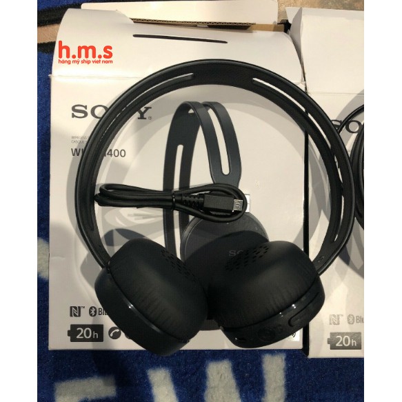 ( BEST SELL ) Tai nghe Bluetooth không dây Sony WH-CH400 có / Micrô - ĐEN