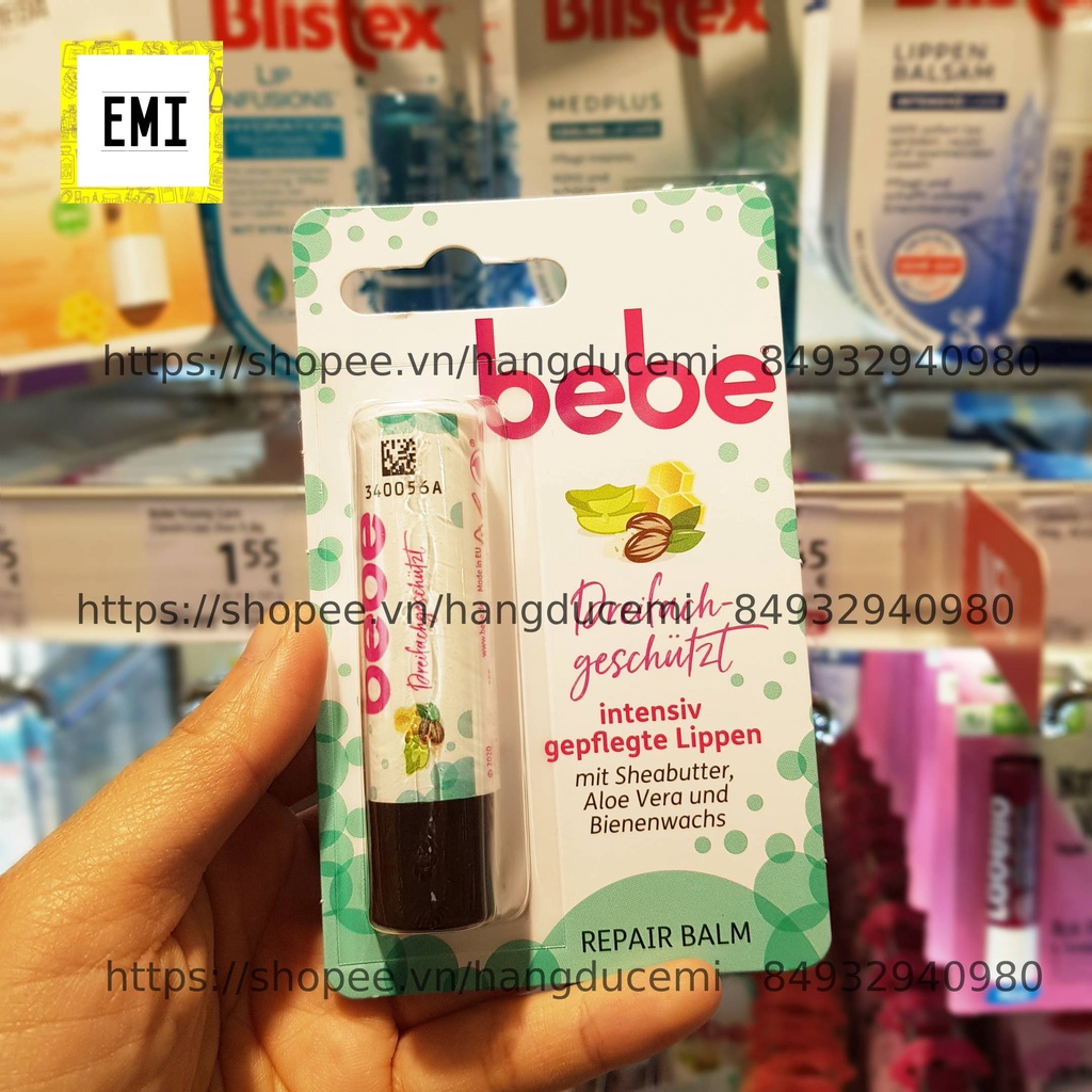 Son dưỡng Bebe 3in1 Repair Balm [hàng chuẩn Đức]