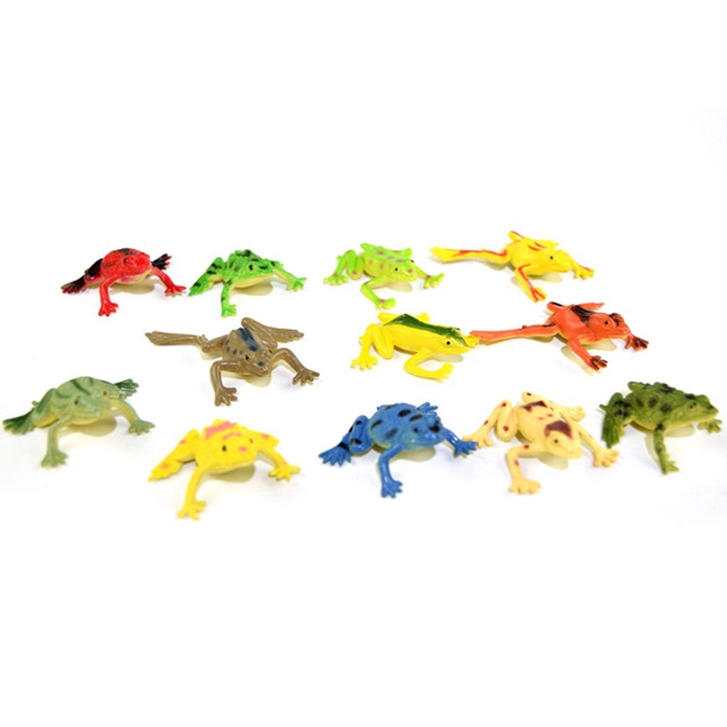 YIYU Set 12 / 24 Tượng Ếch Mini Trang Trí Sân Vườn