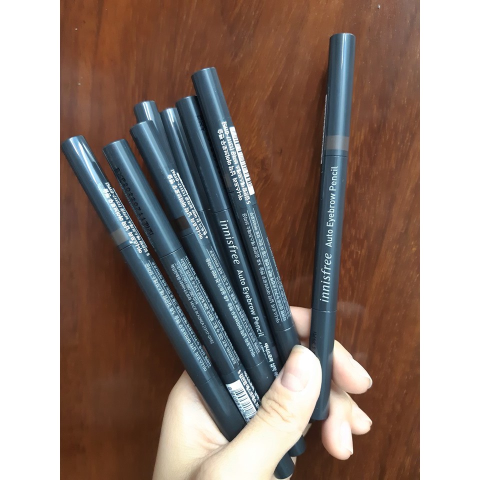 Chì Kẻ Mày Innisfree Auto Eyebrow Pencil 2 đầu mẫu mới