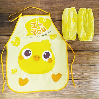 Tạp dề không thấm nước kiểu hoạt hình cho bé