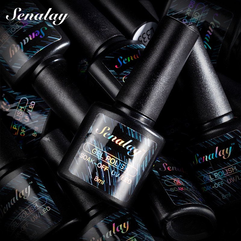 Gel Rosalind Senalay 8ml sáng bóng phù hợp để thiết kế nghệ thuật móng tay/ sấy khô dưới đèn LED/ đèn UV