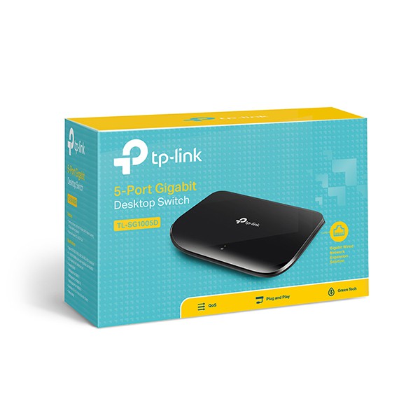 Bộ chia mạng  switch 5 port tplink SG1005D 5 Cổng 10/100/1000Mbps - BH24T