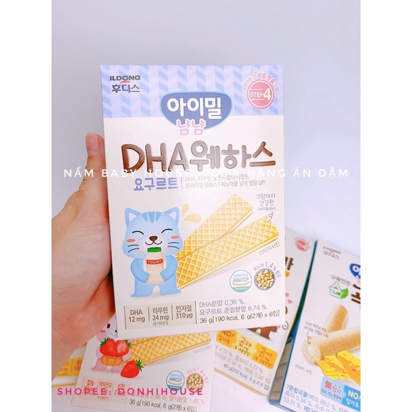 Bánh ILDONG cho bé từ 9 tháng - bánh ngũ cốc , bánh xốp cho bé ăn dặm