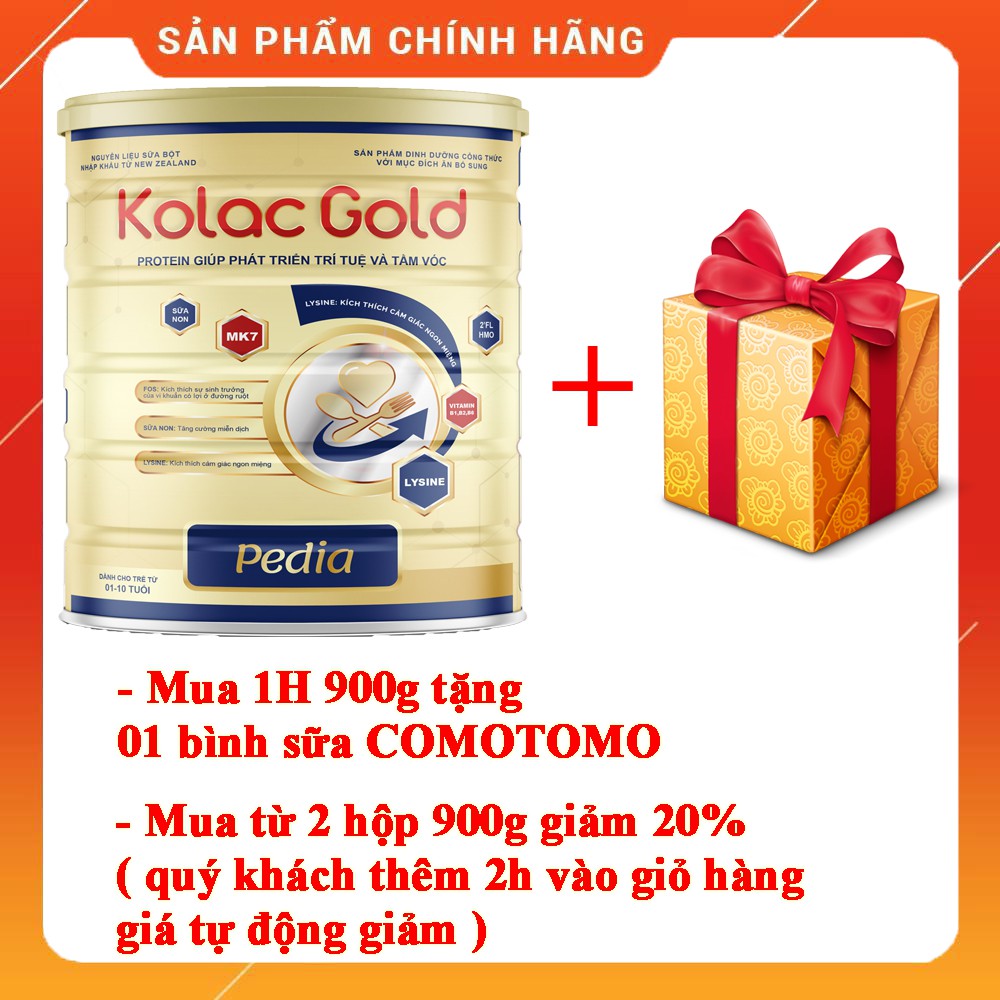 Sữa Kolac Gold Pedia 900g