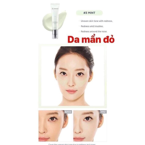 Kem lót, kem che khuyết điểm KLAVUU White Pearlsation Ideal Actress 30g