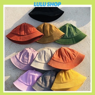 NÓN BUCKET MARUKO trơn đủ màu sắn - Mũ bucket nấm cạn Đen Vàng Xanh Tím đủ màu