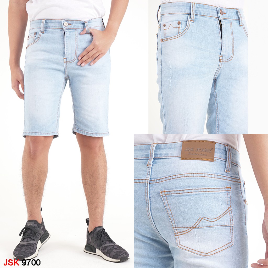 Quần Short Jean Nam Co Giãn Size Lớn 6 Màu Sắc Lựa Chọn