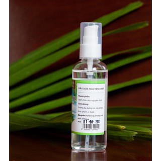 Dầu dừa nguyên chất ép lạnh cô Ba 100ml
