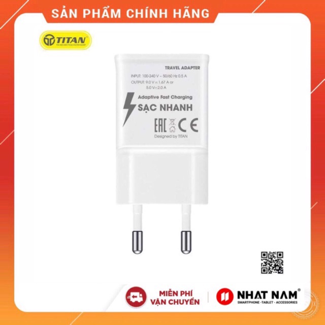 CHÍNH HÃNG | Củ Sạc Nhanh Qualcom 3.0 Titan SN08 - Bảo hành 12 tháng