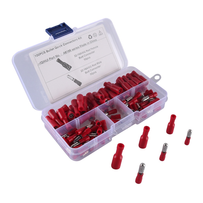 Set 100 Đầu Nối Dây Cáp Cách Điện