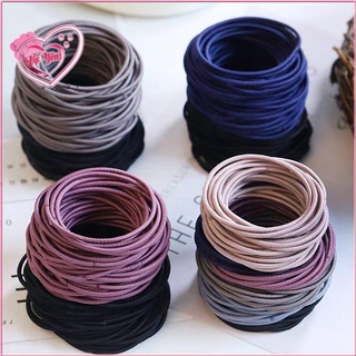 Combo 100 dây thun cột tóc hàn quốc nhiều màu