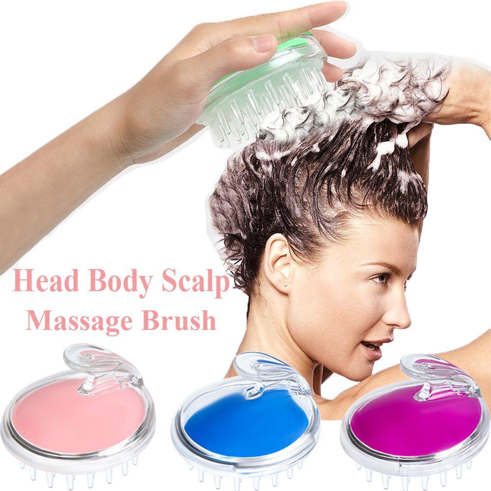 Bàn Chải Massage Da Đầu Mềm Mại Chăm Sóc Da Đầu