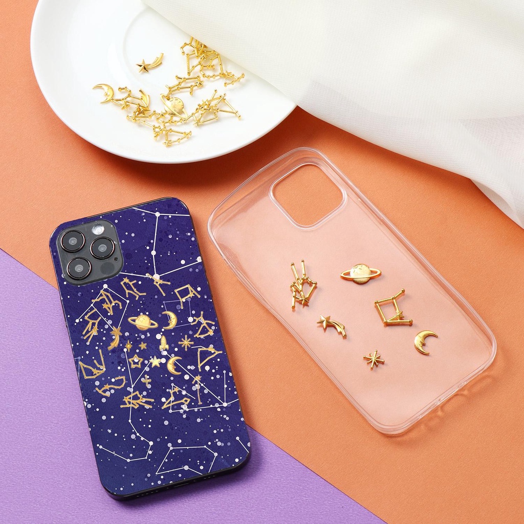 Set 120 Phụ Kiện Hợp Kim Kẽm Chủ Đề Chòm Sao / Mặt Trăng DIY Charms